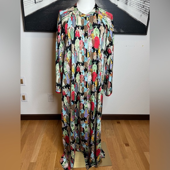 Natori Dynasty Zip Caftan - Picture 9 of 9